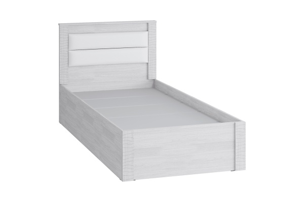 Кровать Монако КР-17 ясень белый / дуб шале